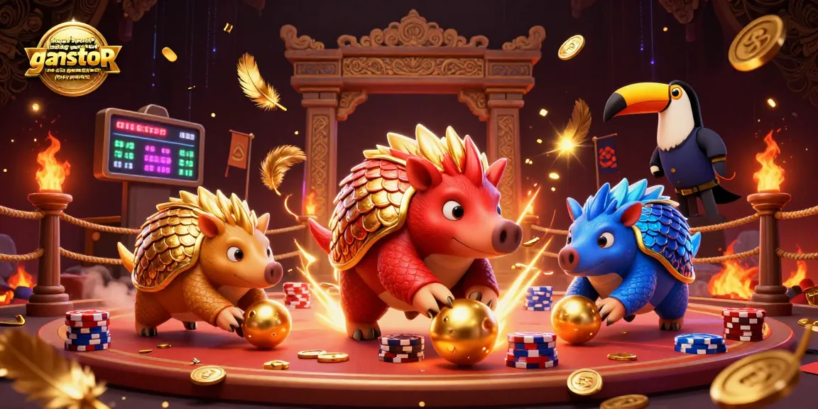 Experience thrilling action at horse racing betting sites not on gamstop for experienced punters with animated pangolins.